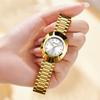 New Top Brand Waterproof Women's Watch Light Luxury Diamond-encrusted Quartz Watch Double Calendar Women's Wristwatch