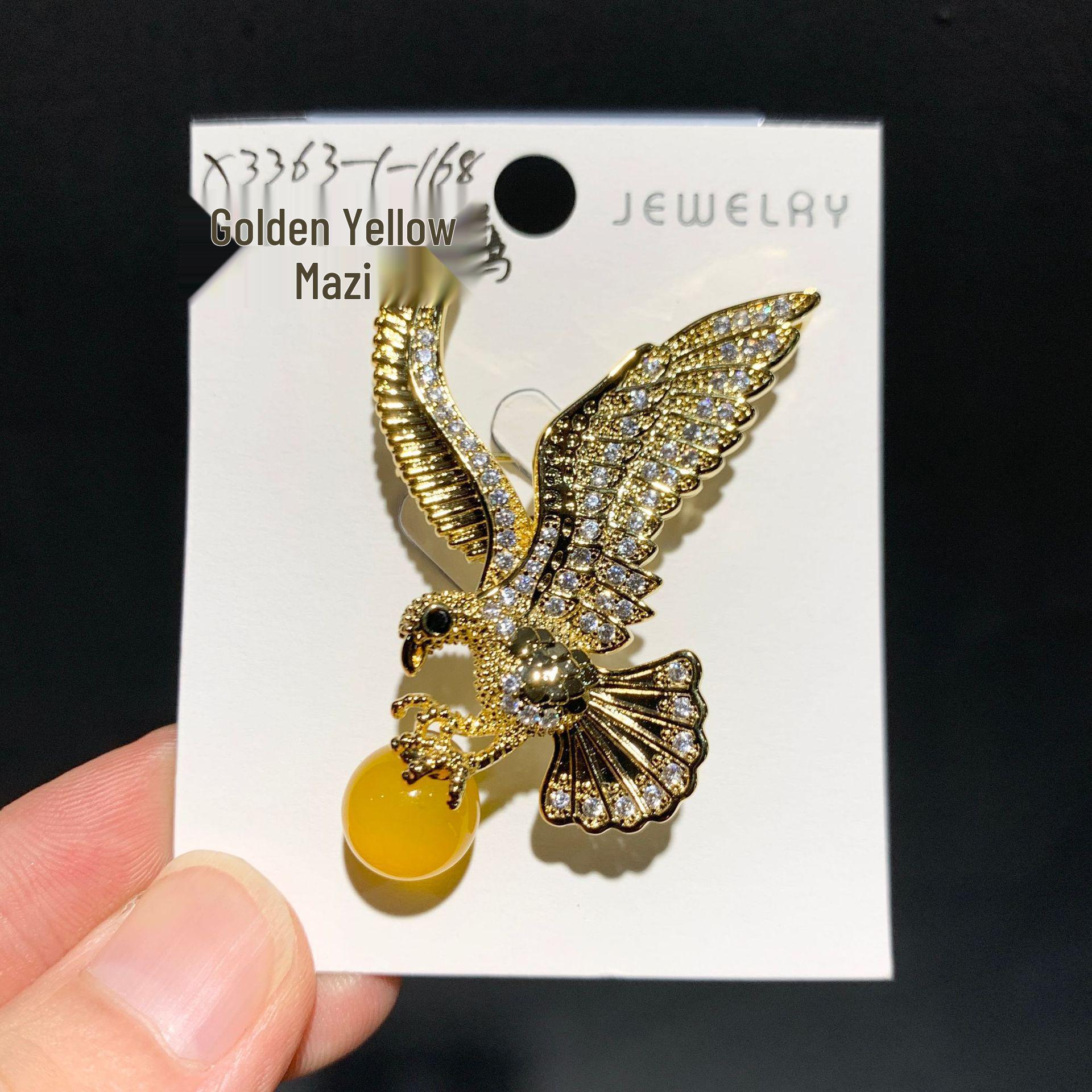 Luxury Agate Owl Lapel Pin Men s Suit Accessory