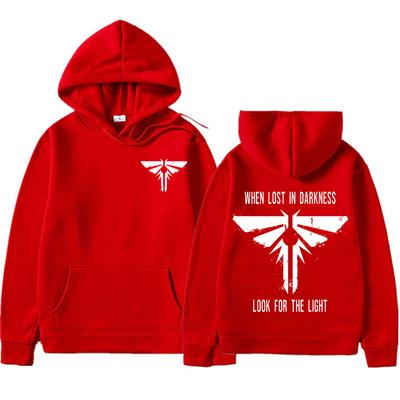 The Last of Us Harajuku Hoodies Hipster When Lost In Darkness Look for The Light Firefly Hoodie Mens Women Sweatshirts