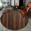 Latest 3D Color Wood Grain Lines Round Area Rug Carpet Rug for Living Room Bedroom Sofa Child Playroom Decor Pet Non-slip Gift