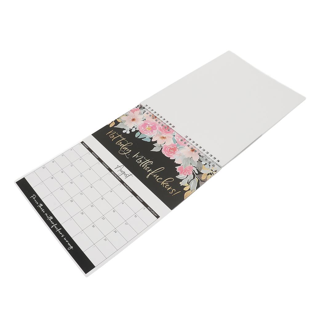 2024 Tired Women Calendar Exquisite Humorous Hanging Calendar Funny Word Planner Monthly Calendar for Home and Office