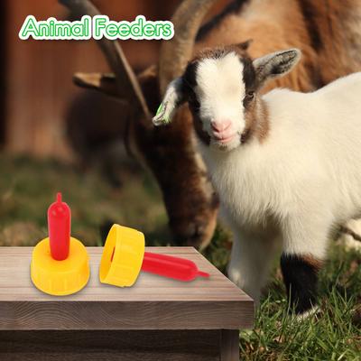 M-Modern-10Pcs Milk Drink Nipple Silicone Pacifier For Teat Feed Lamb Sheep Pup Dog Foal Calf Easy Screw On Sprite Coke Bottle