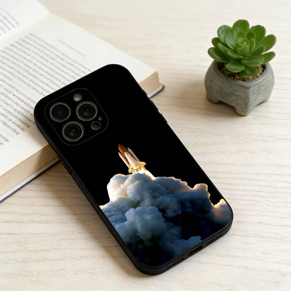 Space Shuttle Orbiter Vehicle Phone Case Silicone Soft For IPhone 17 16 15 14 13 12 11 X XR Plus Pro Max Plus