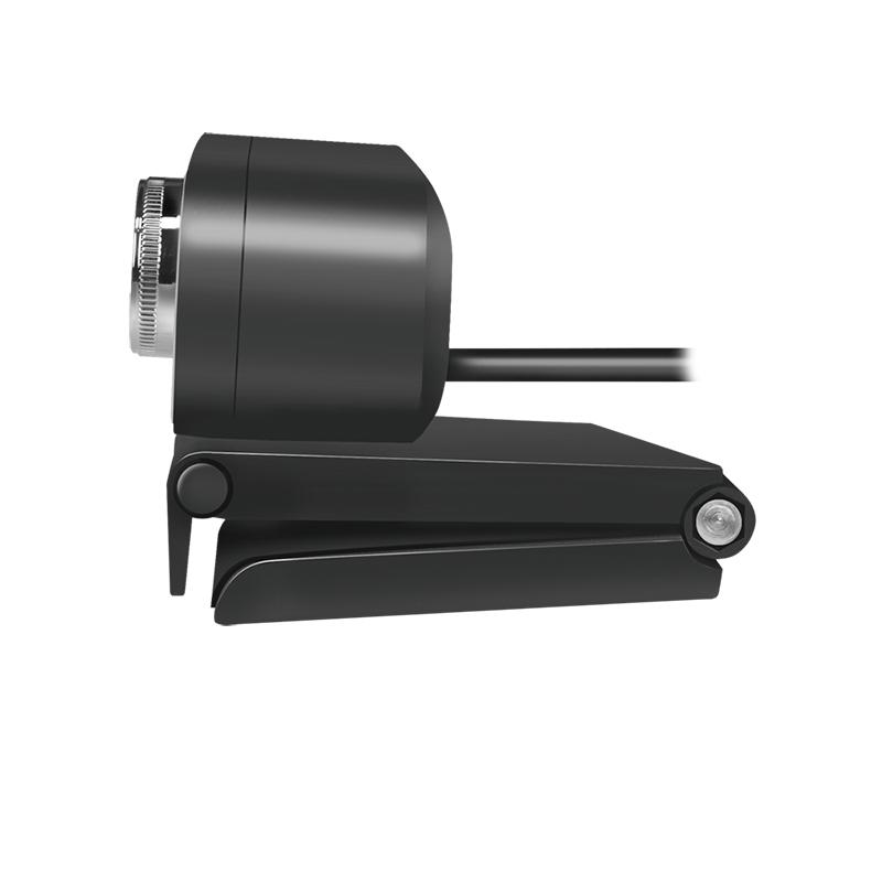 LogiLink Full HD USB-Webcam 2 Mikrofone Fokus Rauschunterdrückung