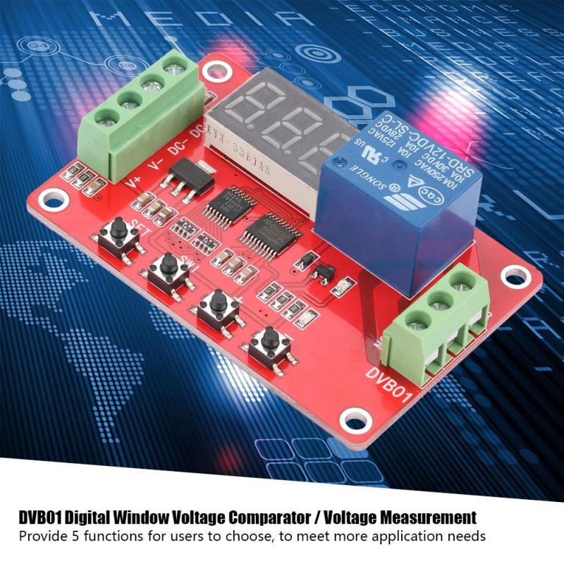 Buy 12V/24V Red DVB01 Digital Window Voltage Comparator / Voltage