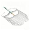 New Tassel Mask For Women Exaggerated Unique European American Halloween Party Masquerade Ball Water Diamond Mask Face Cover