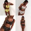 Elegant Lace High Waist Hollow Out Swimsuit Bandage Bikini Set For Women