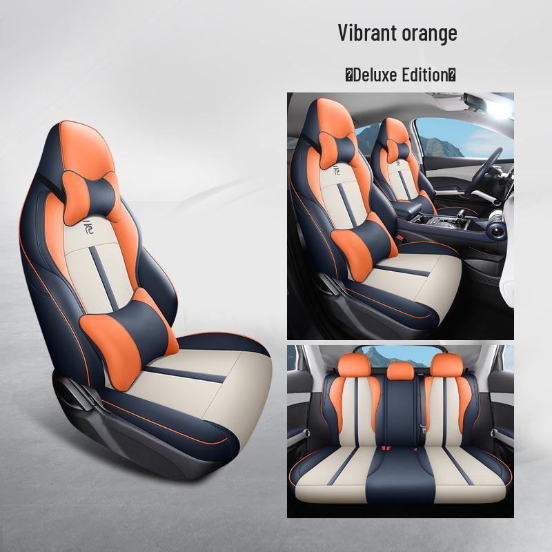 BYD PLUS 5-Seat Full Leather Car Seat Cushion for All Seasons