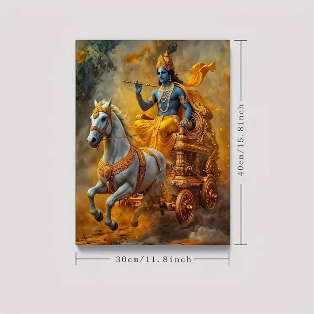 Framed Oil Painting: Decorative Canvas Art for Bedroom & Living Room