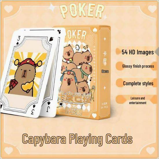 Anime SpongeBob Cute Holiday Playing Cards – Cartoon Entertainment & Stress Relief Game Cards