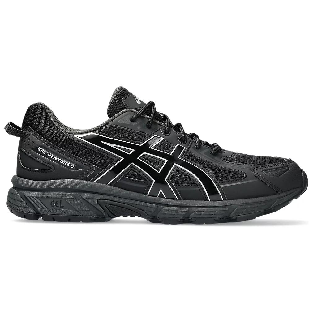 Asics Gel Venture 6 Black Silver Metallic Men Sneakers 1203A297-002