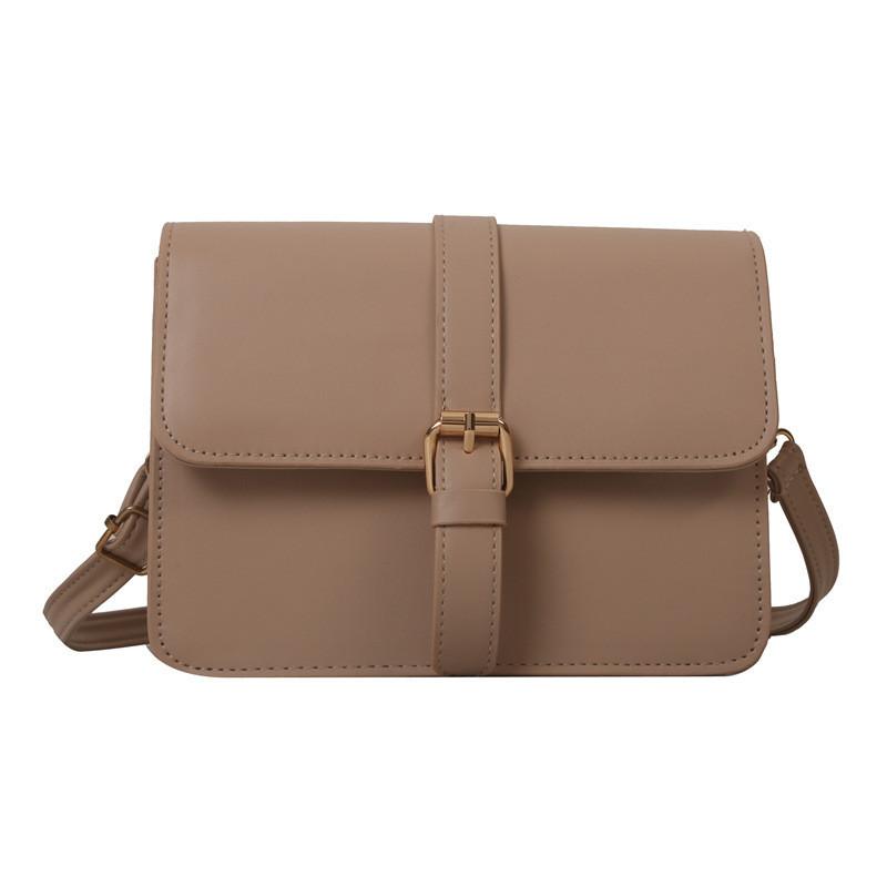 Trendy Street Style Pu Leather Crossbody Bag For Women With Magnetic Buckle