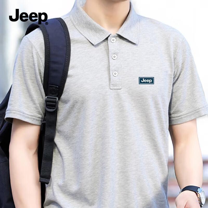 JEEP Men s Silk Blend Cooling Short Sleeve Polo Shirt XL