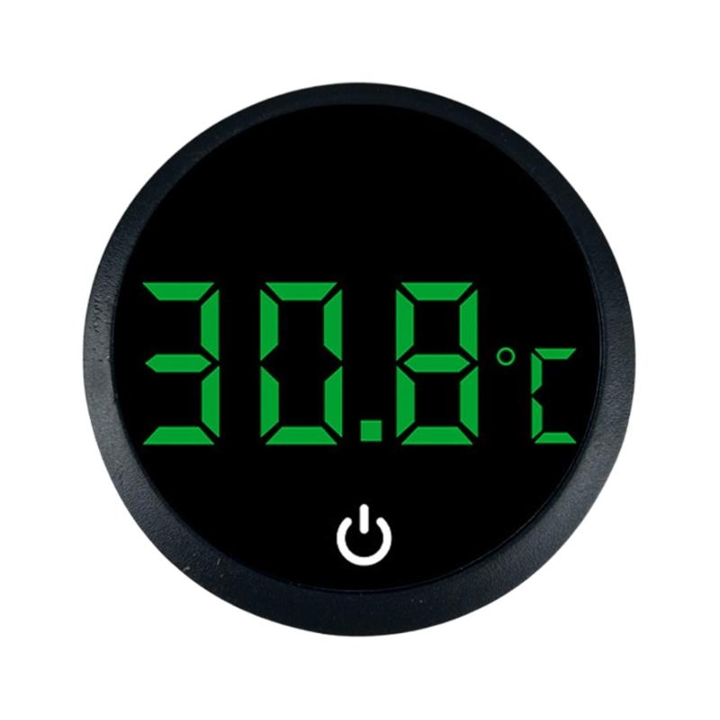 Aquarien-Elektrothermometer mit präziser/Grad-Anzeige für Aquarien, Temperaturmessgerät für Fischhabitate schwarz