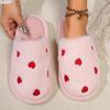 Love lady autumn and winter indoor and outdoor thick bottom warm plush bag head cotton slippers women's foam