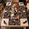 4/6pcs Halloween Spider Web & Jack-O'-Lantern Placemats - 11.8x15.7 Inches, Polyester, Hand Wash Only, Festive Pumpkin, Bat