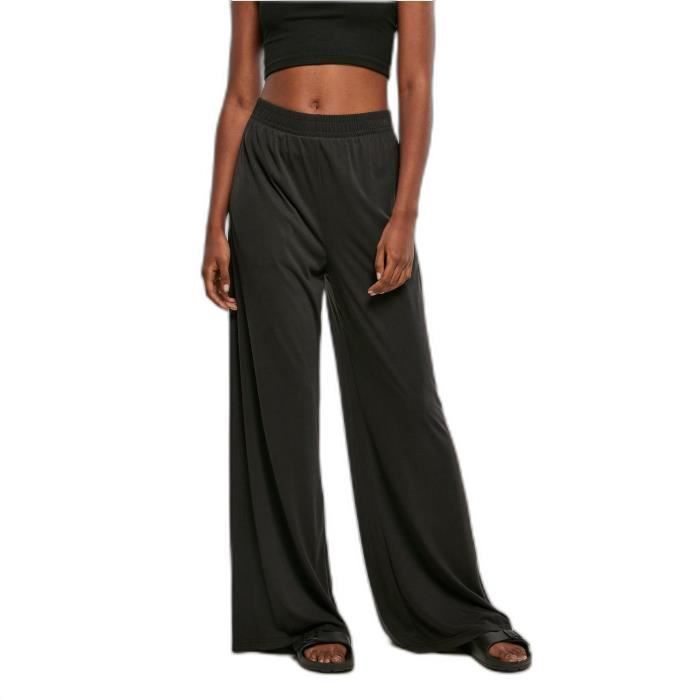 Pantalon large femme Urban Classics Modal GT - noir - 3XL