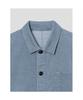Shift.G Relaxed Cotton Coverall Sky Blue