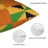 African Pattern Authentic Kente Cloth Pillowcases  Funny Pillow Case For Sofa Car Home Decor Soft Pillow Cover