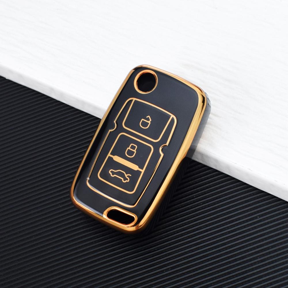 Folding TPU Remote Car Key Case Cover for Geely Emgrand EU 7 EC7 EC715 EC718 EC7-RV EC715 EC718-RV GC5 GC6 EC8 SL