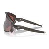 Oakley Lenses Logo Lettering Injection Molded Irregular Sunglasses Unisex Couple Olive Color