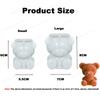 Cute 3D Bear Shape Silicone Ice Cube Mold Ice Grinder Ice Cream Making Molds Cold Drink Coffee DIY Tools for Home Use