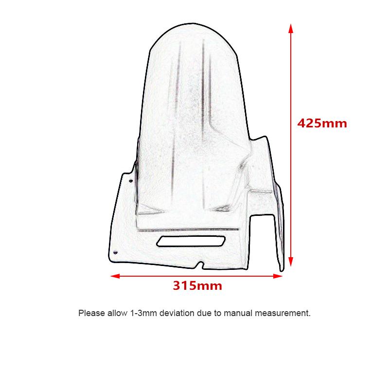 For SUZUKI DL650 Rear Fender Extender Mudguard Splash Guard Cover V-Strom 650 DL 650 V-Strom650 VStrom 650 2004-2023 Motorcycle