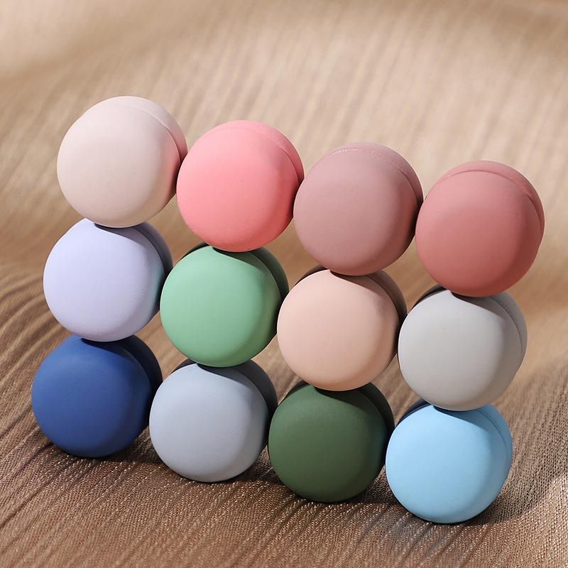 1 Pair Matte Magnet Hijab Pins Magnetic Brooch Headscarf Women Shawl Strong Magnetic Button Headscarf Accessories Mix Color