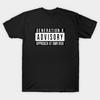 Asian Size Men Black Print T-shirt Gen X Advisory No-Cut Heat Transfer Print Cotton Tshirt