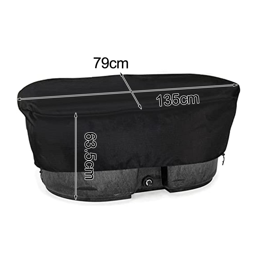 Adjustable Fit 420D Oxford Cloth Water-resistant Coating Dust And Debris Barrier Wind-resistant Fit Long Lasting Outdoor Cover