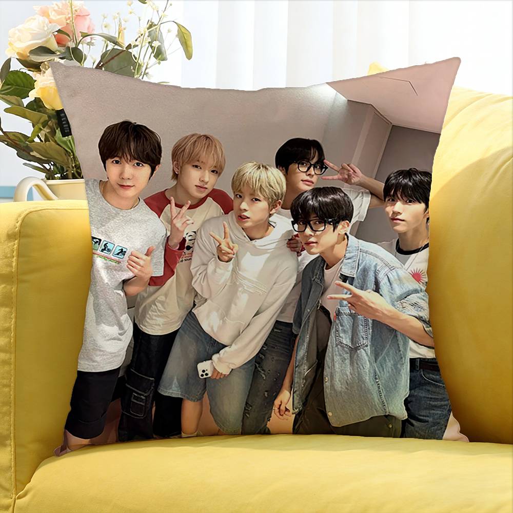 cool Singer Band NCT WWish Various Sizes Square Pillow Case For Car Home Bedchamber Decor