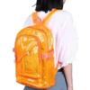 Korean Version of Women's Spring and Summer Plastic Candy Color Transparent PVC Backpack with Jelly for Both Shoulders Wholesale