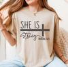 She is Strong Shirt, She is Strong tee, Religious Shirt, Christian Shirts, Proverbs Shirt, Christian Faith Shirts,Christian Gift,Faith Shirt