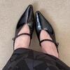 Fashion New Elegant Pointed Toe Women Mules Shoes Sexy Black Buckle Strap Traf Casual Party Ladies High Heels Sandals Summer Slingbacks