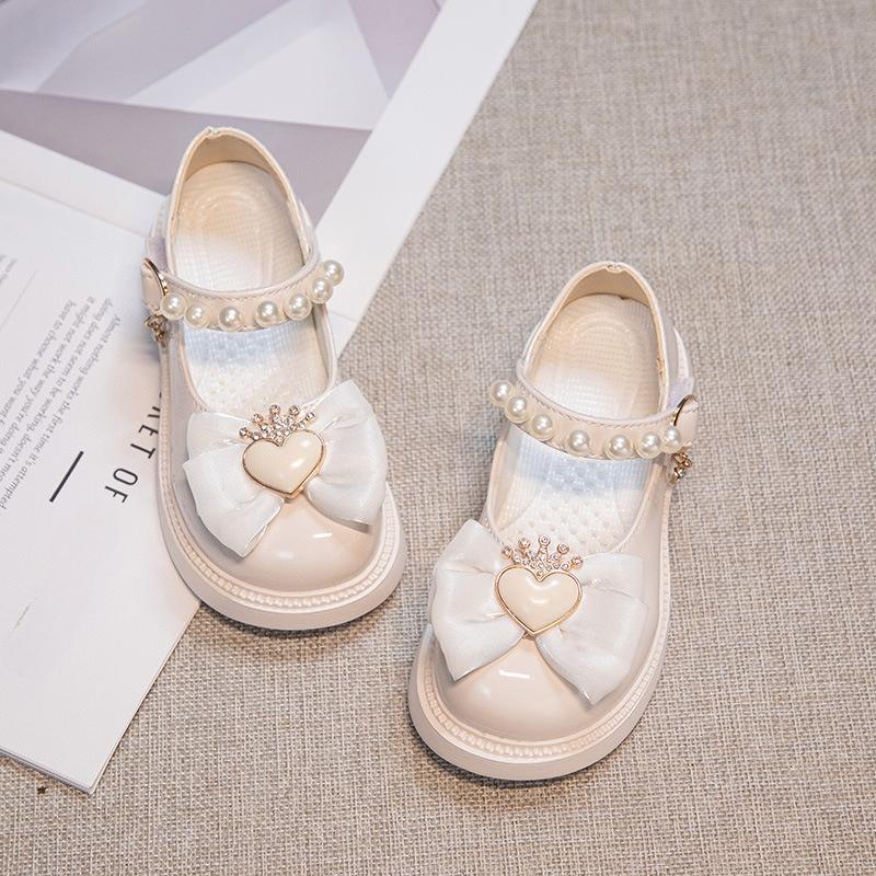 Anti-slip Leather Shoes, Single Shoes, Performance Girl Soft-soled Shoes