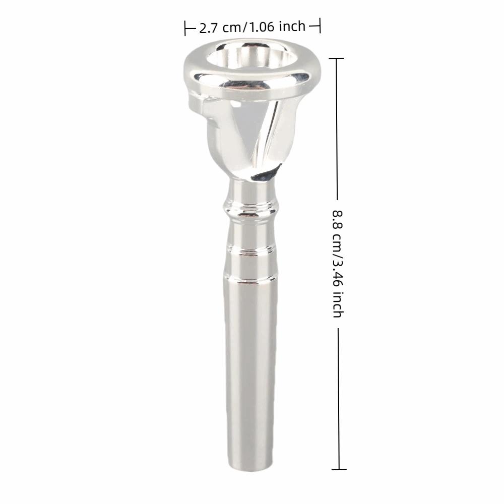 Brass Mouthpiece Trainer Silver Trumpet Mouthpieces Durable Brass Accessories For Brass Players