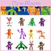 Roblox Rainbow Friends Figurka Zabawka Model Trwały Kolorowy Ozdoba na Tort Ornament na Prezenty Świąteczne dla Dzieci