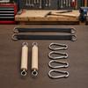 8pcs Double Ring Lat Pull Down Handle Tricep Rope Gym Exercise Handle Pull Up Handle  Home Gym