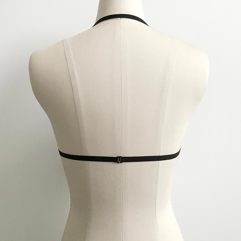 Top bustier con reggiseno a fascia elastica con fasciatura per reggiseno a gabbia elastica da donna sexy