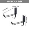2Pcs Snowboard Rack Hanger Surfboard Wall Rack Display Stand Wall Mounted Storage Surfboard Rack Easy to Installation