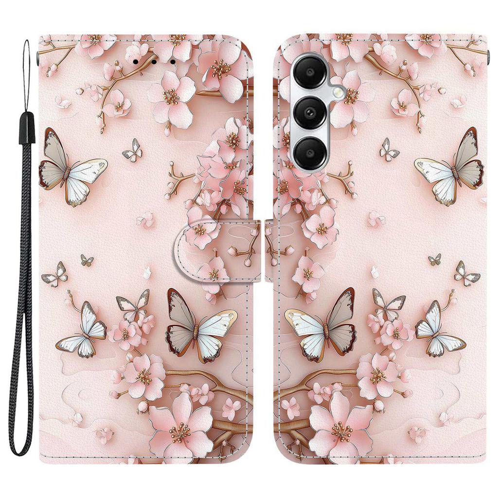 For Samsung Galaxy A17 5G Wallet Case Pattern Printing Leather Stand Phone Cover with Strap