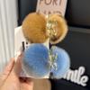 Winter High Ponytail Fixed Clip Small Hairpin Plush Hair Claw Korean Style Hair Clip Child Headwear
