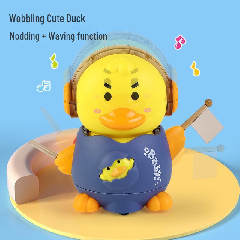 Electric Plush Toy: Educational Luminous Dancing Robot for Kids