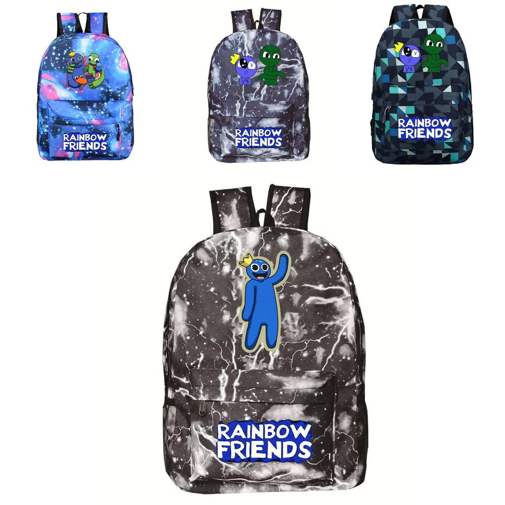 Roblox Rainbow Friends Large Capacity Student Backpack Bag Book