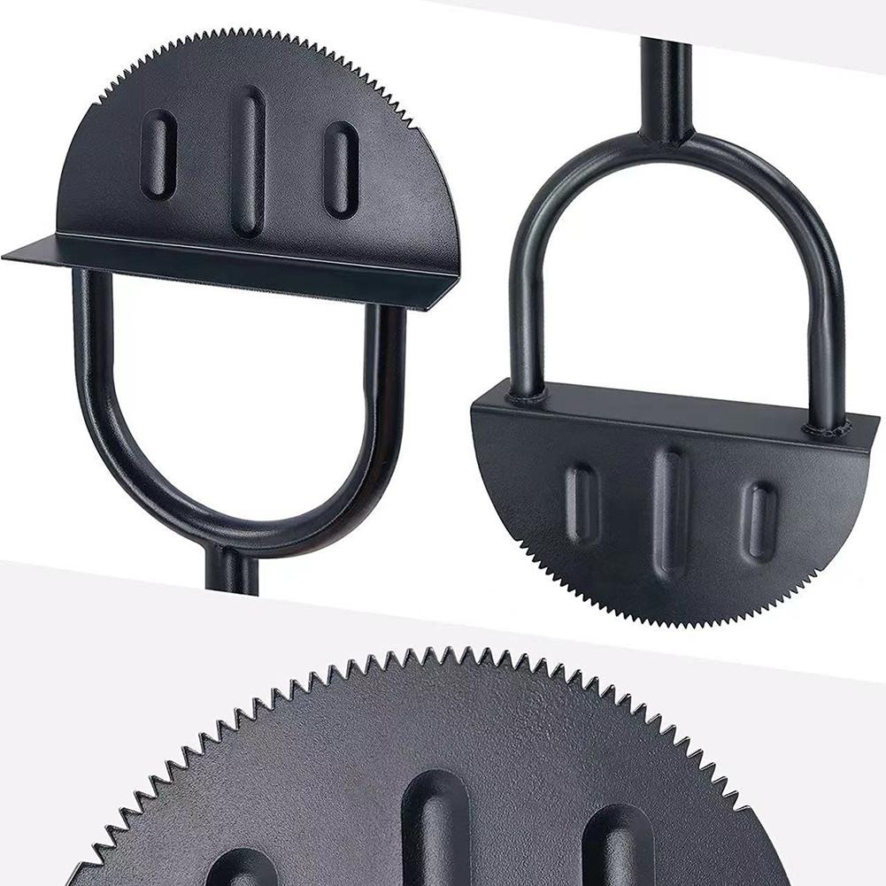 Manual Trimming Shovel Serrated Grass Saw Cutter With T-Grip Half Moon Manual Lawn Edger Reinforcedfor for Home Garden Supplies