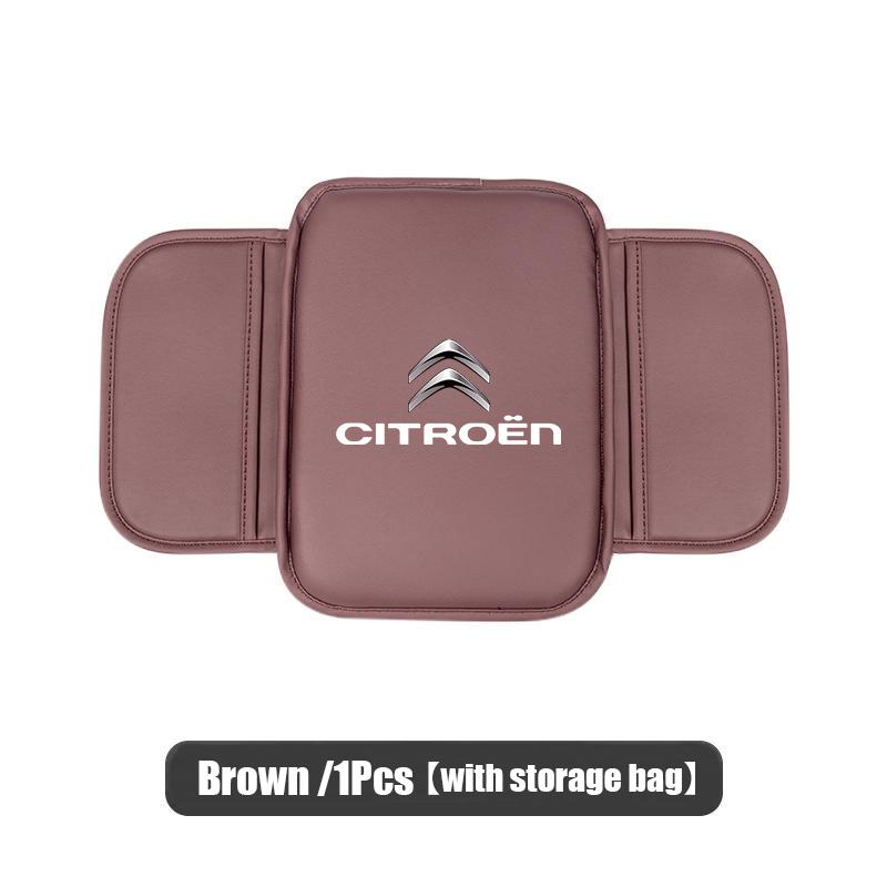 Car Interior Armrest Box Pad Leather Center Console Cushion For Citroen C5X e-C4 X e-C3 C4 C3 C5 Berlingo C-Elysee C-Crosser C1