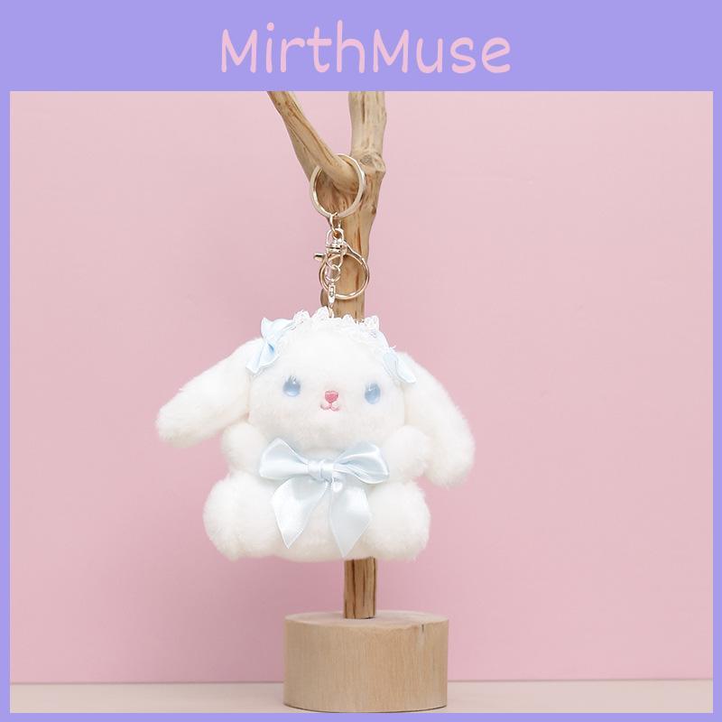 Plush Lolita Rabbit Keychain Bag Decoration Animal Pendant Gift Cartoon Doll