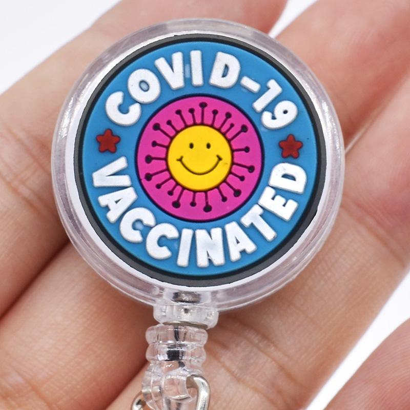 1PCS Hospital Retractable Badge Reel with Belt Clip Cute Nurse Doctor Name Tag Card Holder Accessories Office Supply Clip