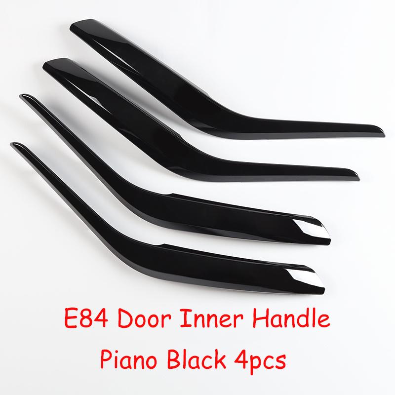 ujhzt6 X1 E84 Car Interior Left Right Door Handle Inner Door Handle Armrest Outer Cover Panel Trim Replacement For BMW 2010-2016