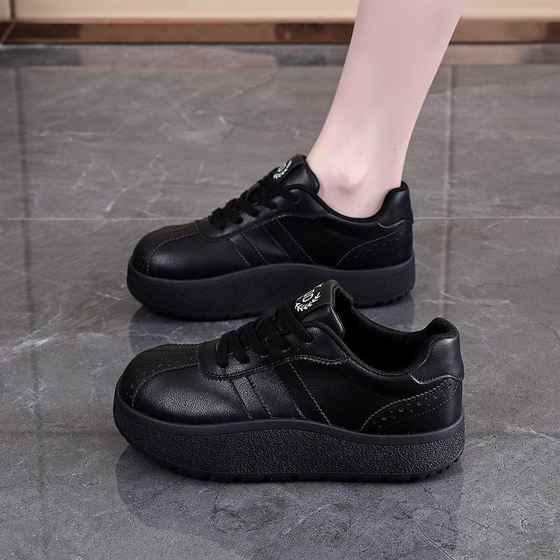 ins platform women s fashion versatile casual board shoes spring new sports running shoes 35